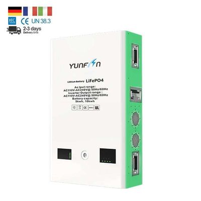 48V pin lithium ion gắn trên tường có thể sạc lại tất cả trong một hệ thống 5120kWh sóng sinus tinh khiết