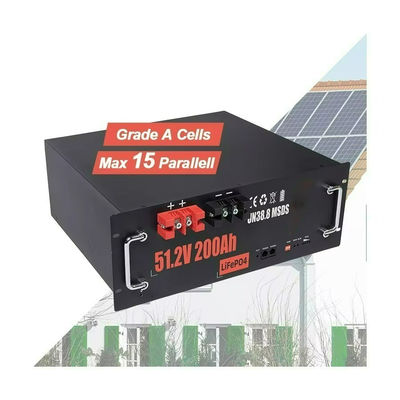 Ống đặt loại LiFePo4 pin 51.2V 200Ah Bộ pin sạc lại IP55
