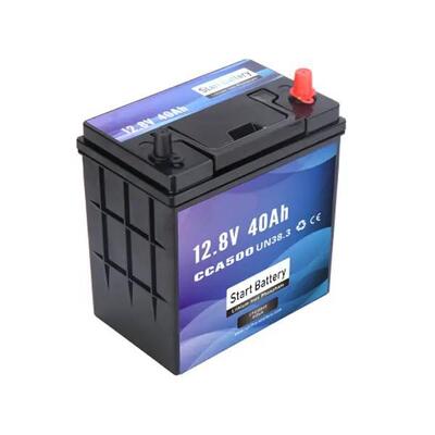 chất lượng Ắc quy khởi động LiFePO4 12V 40Ah 500CCA Bluetooth cho tàu thuyền, RV, xe tải, pin lithium với BMS thông minh nhà máy sản xuất