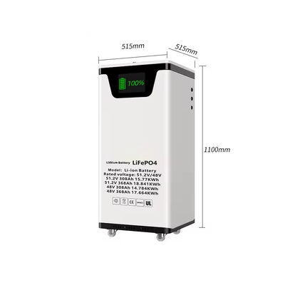 chất lượng YF51300LFP-FS Pin lưu trữ năng lượng gắn tường 15,36kWh LiFePO4 pin điện dự phòng gia đình cho hệ thống năng lượng mặt trời lai và ngoài lưới nhà máy sản xuất