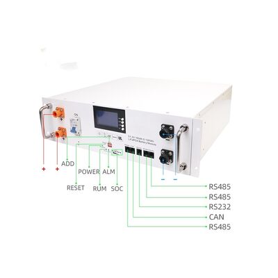 Chất lượng Công ty Yunfan trực tiếp YF51100LP-HES-CT 5.12kWh Ứng dụng ắc quy lithium 51.2V 100Ah 6000 chu kỳ tương thích với hầu hết các biến tần năng lượng mặt trời OEM ODM nhà máy