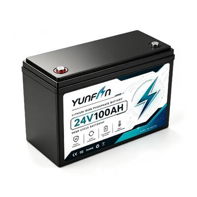 Chất lượng YF24V100Ah-LAS 25.6V 100Ah LiFePO4 pin 2560Wh IP55 ABS + PC Shell Drop-in thay thế cho pin pin 24V UPS Off-Grid nhà máy