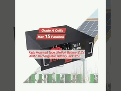 Ống đặt loại LiFePo4 pin 51.2V 200Ah Bộ pin sạc lại IP55