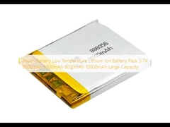 Bộ pin túi nhiệt độ thấp Lithium Ion Bộ pin 3.7V 3500mAh 6500mAh 8000mAh 10000mAh Capacity lớn