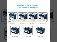 Xe ô tô khởi động-ngừng Lifepo4 pin lithium D2360LT2 Xây dựng trong BMS 12.8V 60ah 900CCA cho xe gia đình và xe tải nhẹ