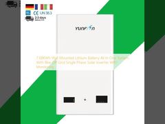 7.68KWh pin Lithium gắn tường tất cả trong một hệ thống với 8kw Off Grid đơn pha phase Inverter năng lượng mặt trời WIFI giám sát