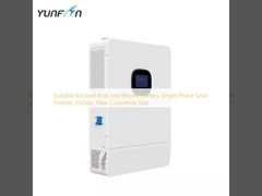 Thích hợp cho axit chì và pin lifepo4 Máy biến đổi năng lượng mặt trời pha duy nhất 230Vac 10kw Tùy chỉnh kích thước